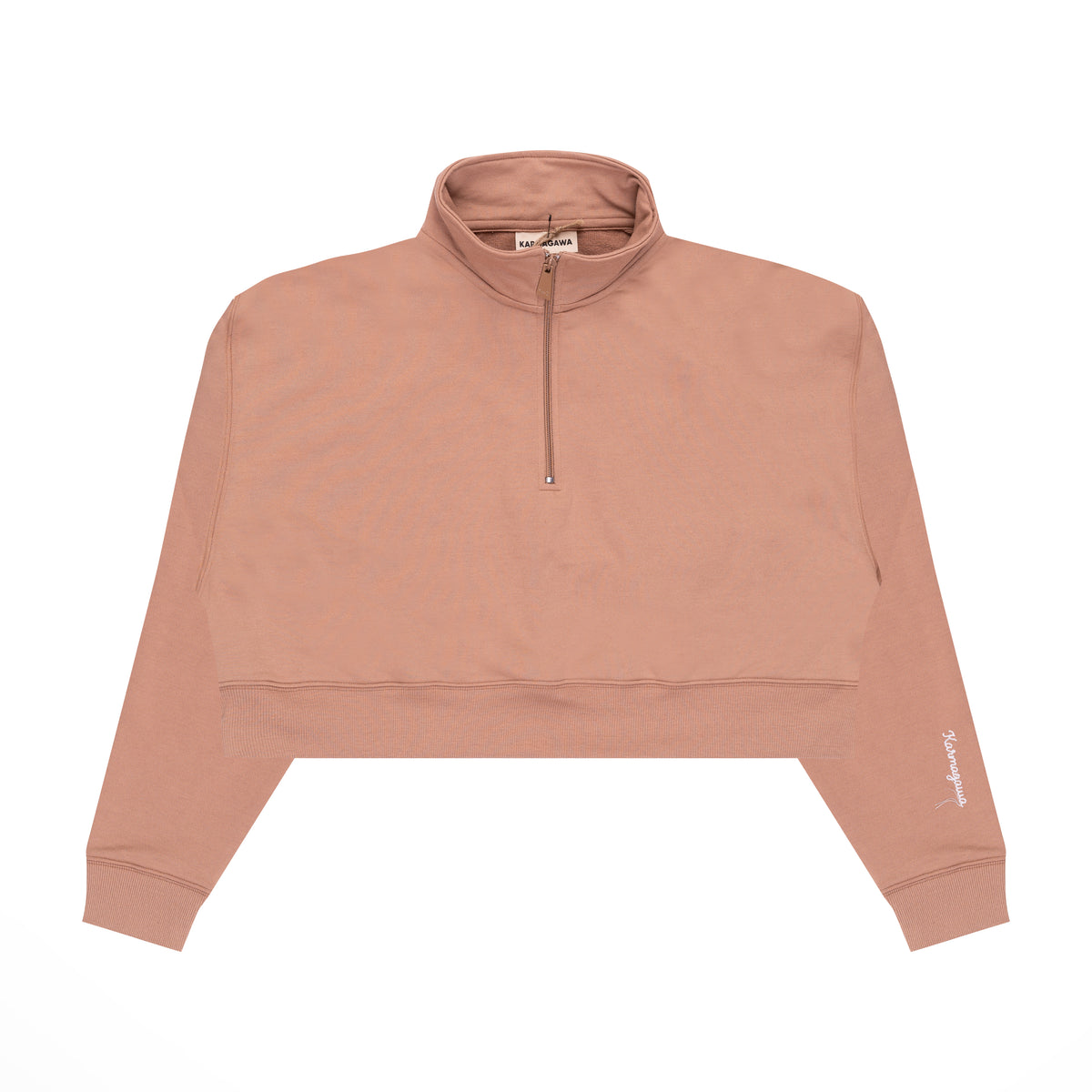 PERU 1/4 ZIP CROP TOP – Karmagawa
