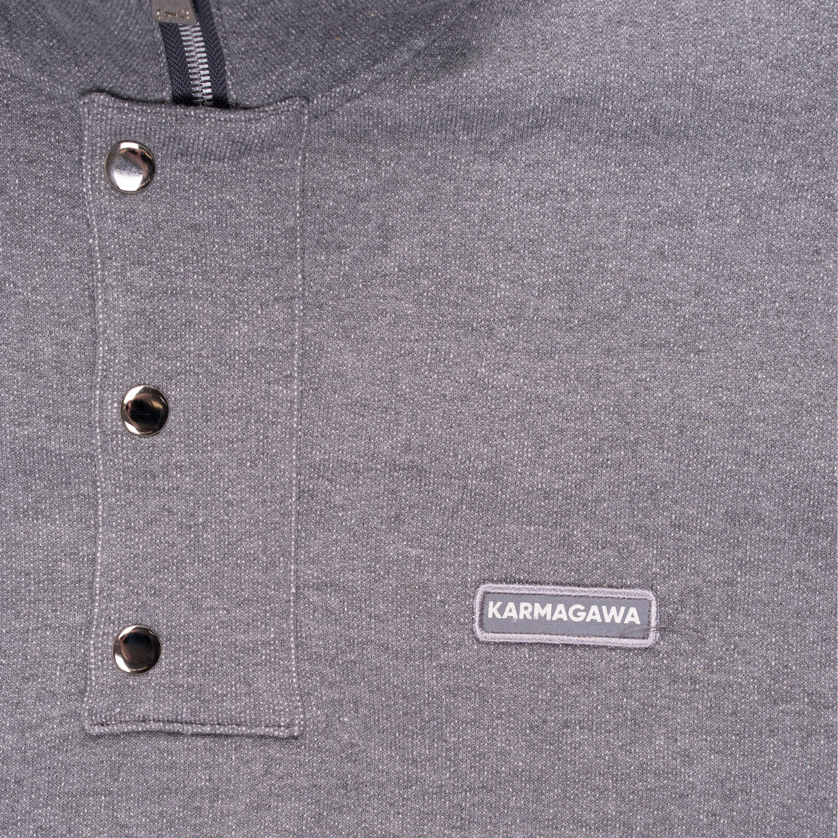 PERU 1/4 ZIP SWEATER - GREY – Karmagawa