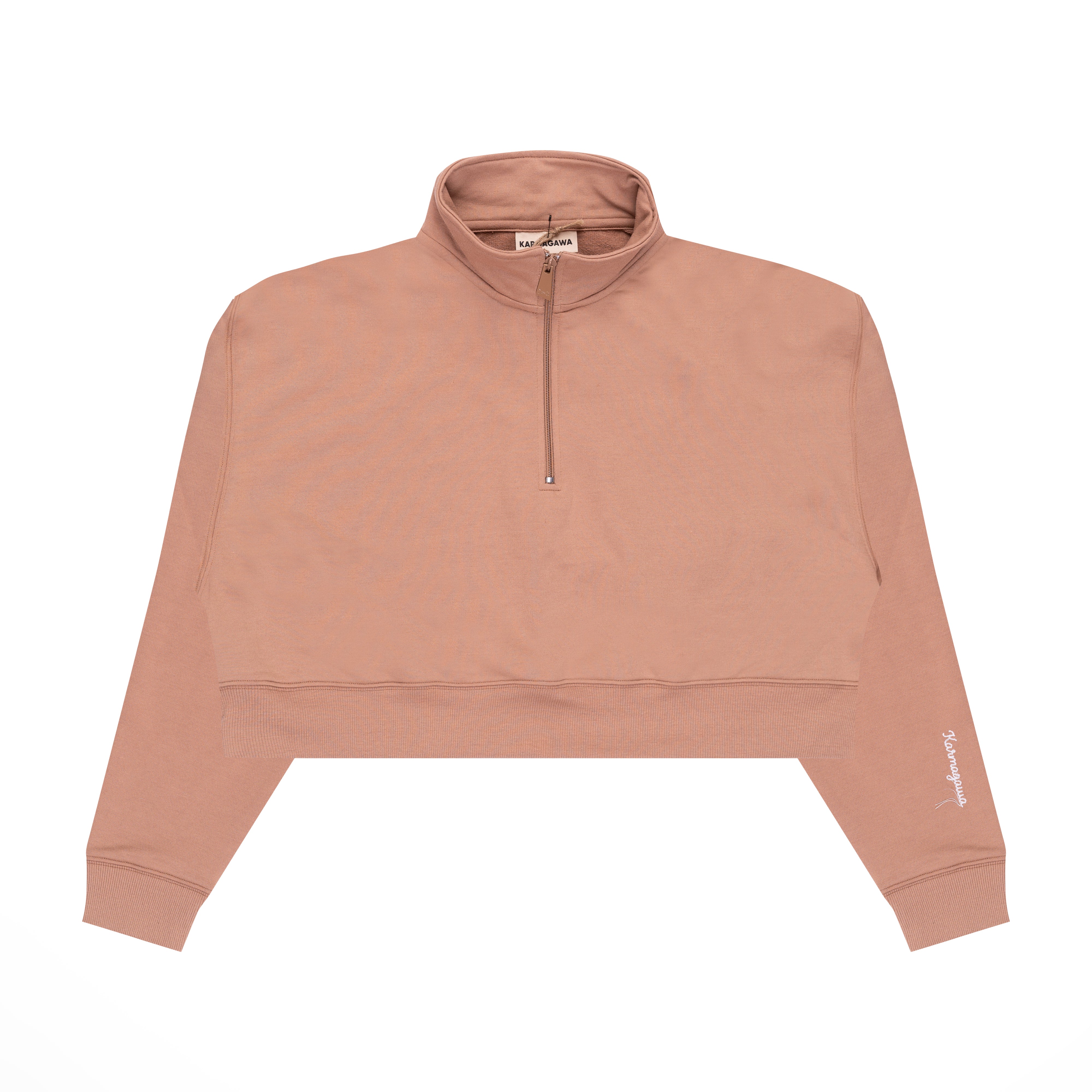 PERU 1/4 ZIP CROP TOP – Karmagawa